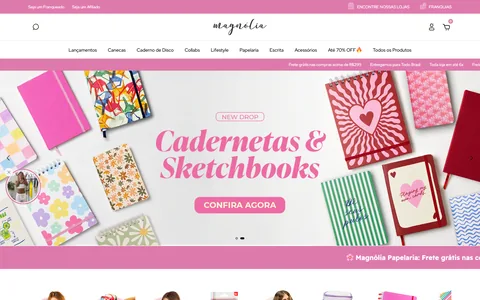 Sitio de Magnólia Papelaria